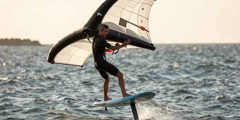 wing foil pumping