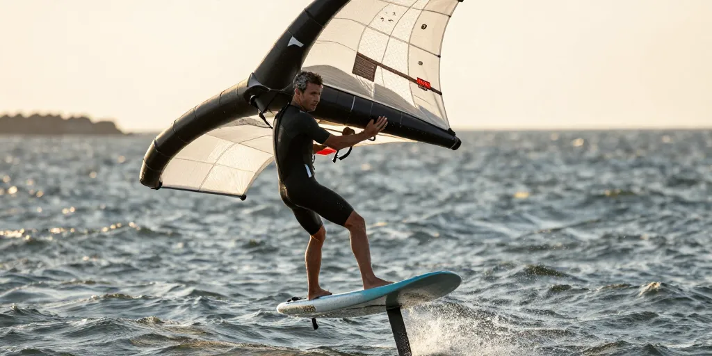 wing foil pumping
